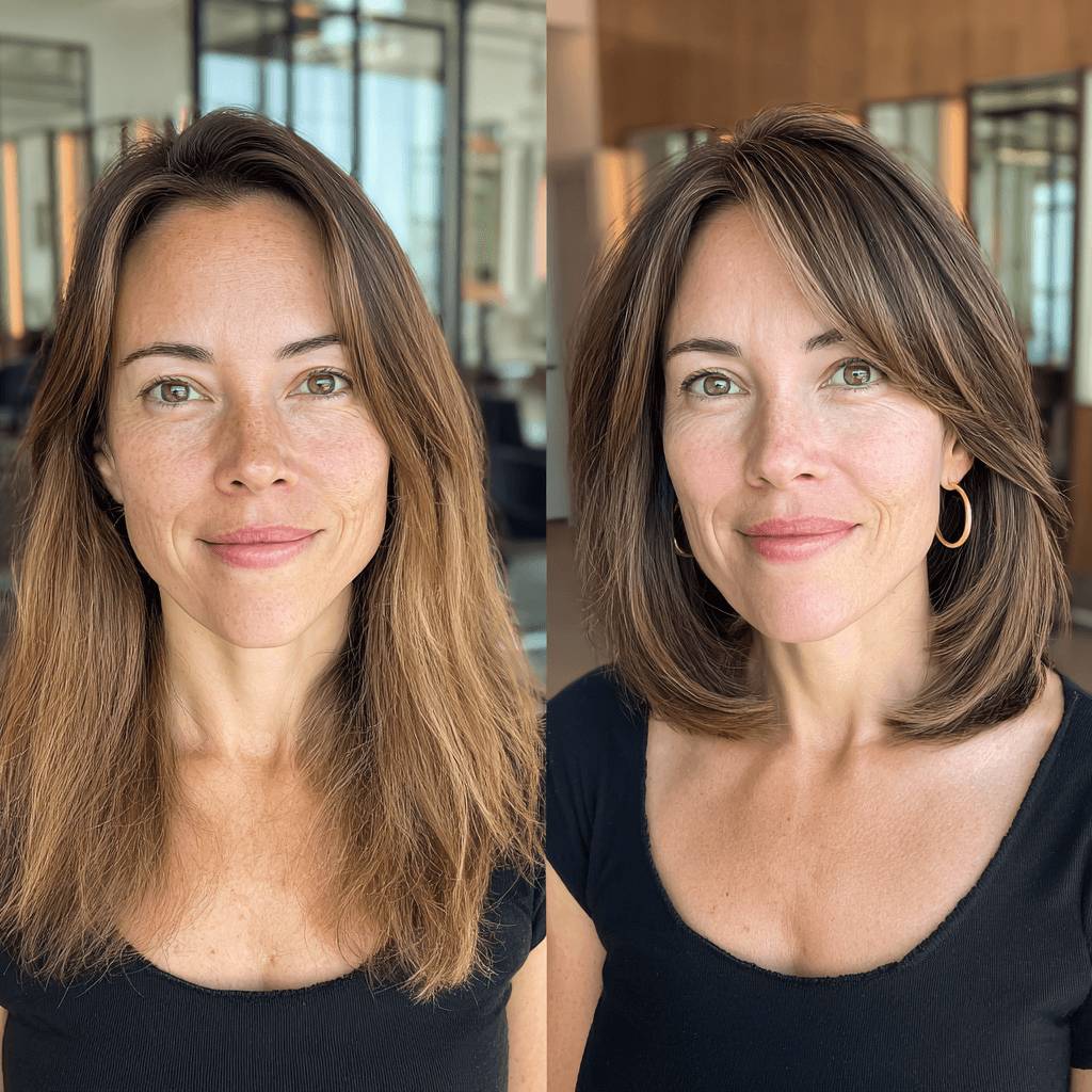 Modern Blunt Bob with Subtle Layers