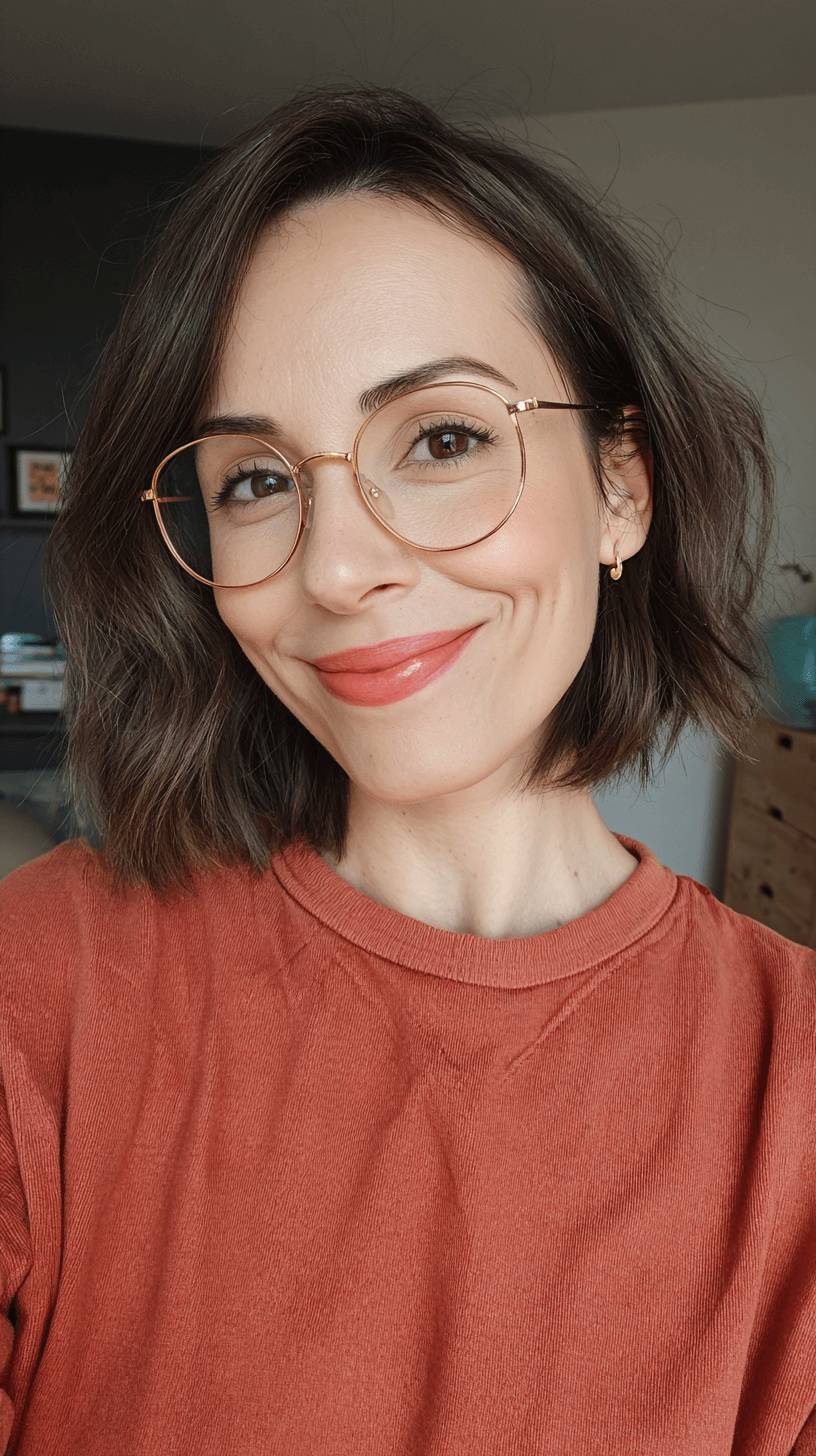 Modern Textured Bob with Subtle Movement