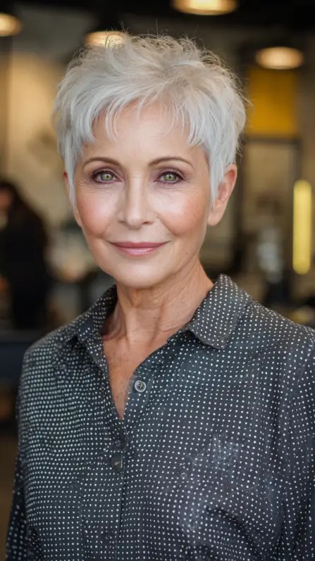 Modern Textured Pixie Cut with Soft Volume