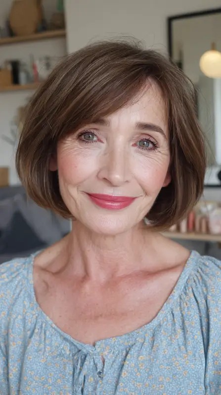 Softly Textured Micro Bob with Subtle Layers