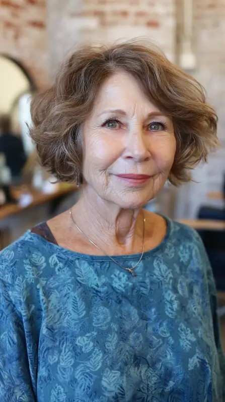 Softly Textured Short Cut with Gentle Volume