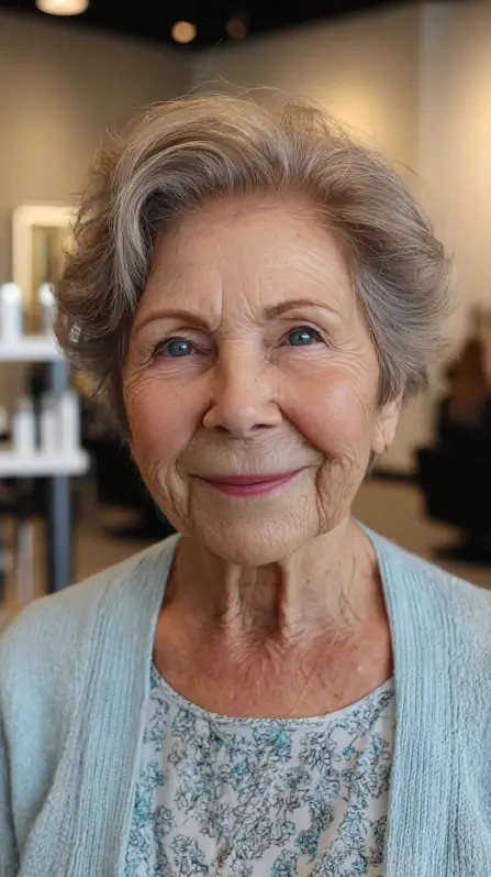 Softly Textured Short Cut with Gentle Waves