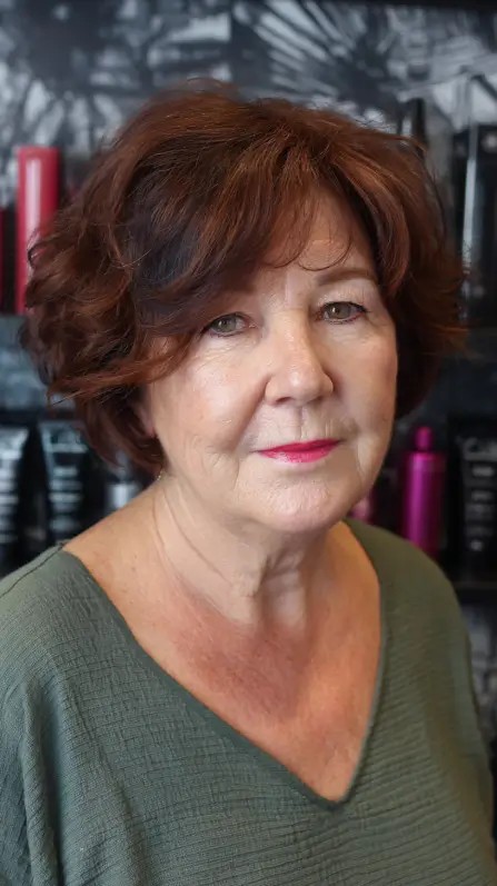 Textured Copper Micro Bob with Soft Waves