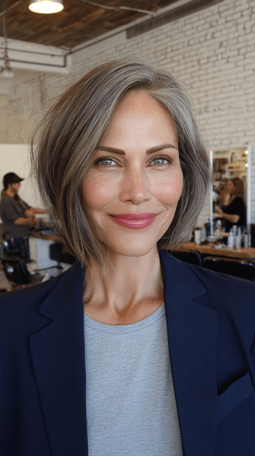 Modern Textured Bob with Soft Layers