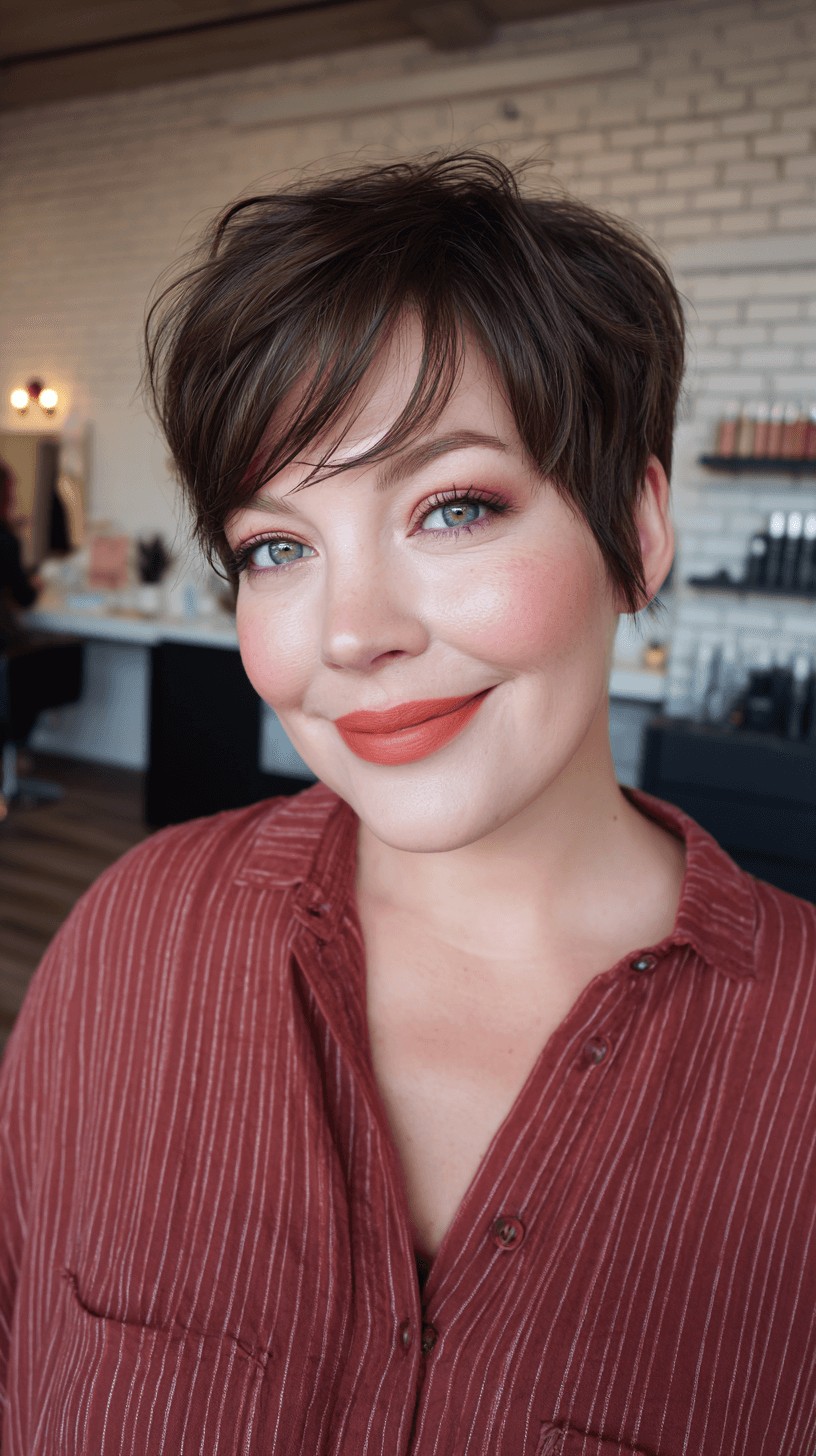 Chic Textured Pixie Cut with Subtle Volume