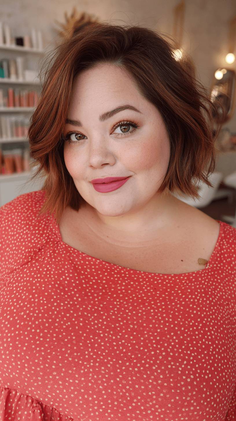 Chic Textured Bob with Soft Waves