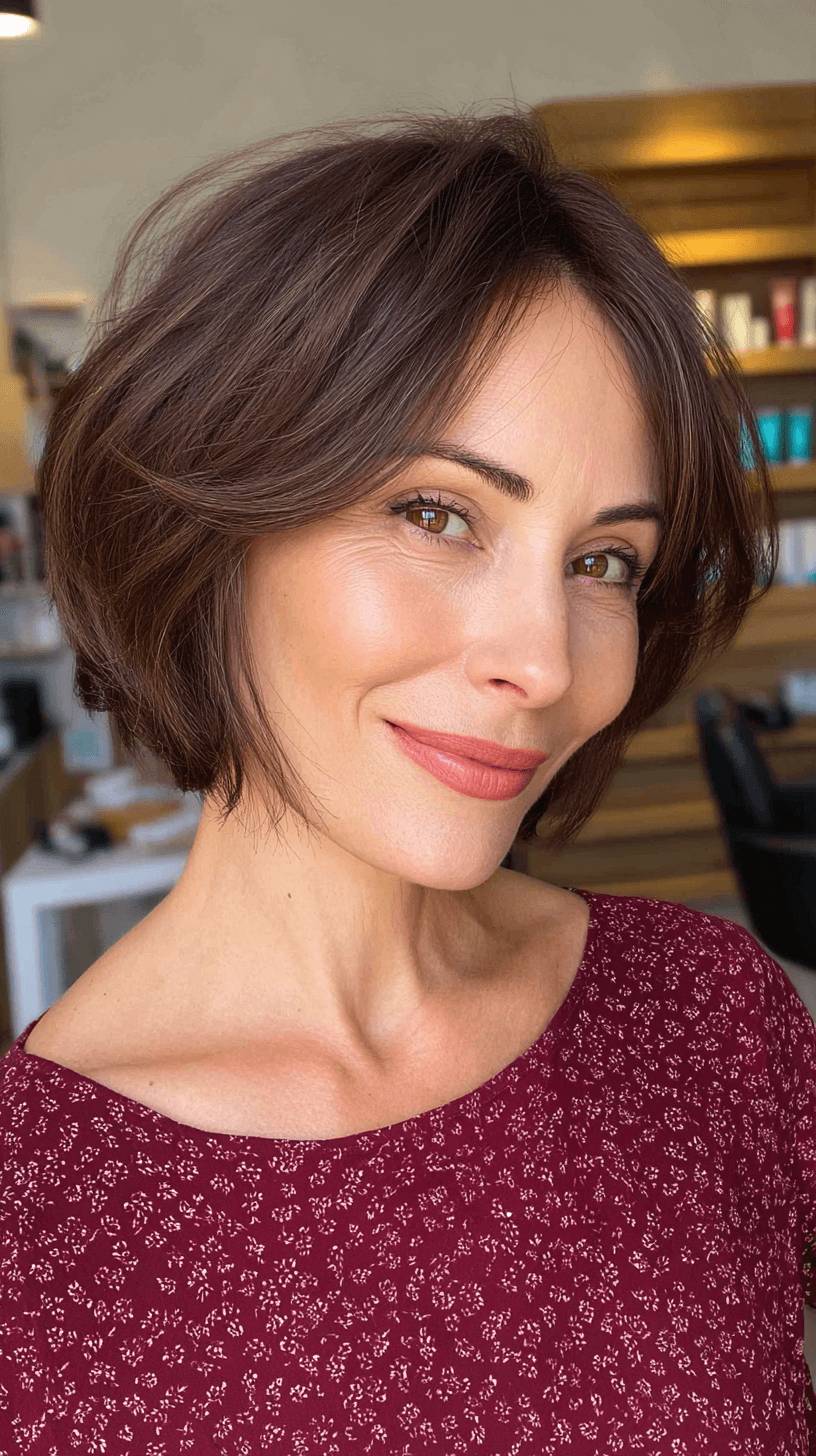 Modern Textured Bob with Soft Volume