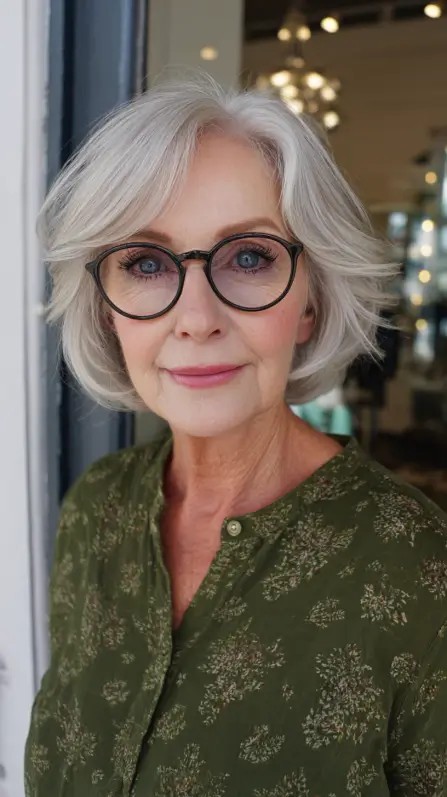 Charming Feathered Bob with Soft Layers