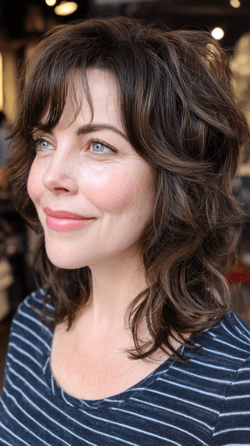 Chic Modern Mullet with Flattering Face-Framing Layers