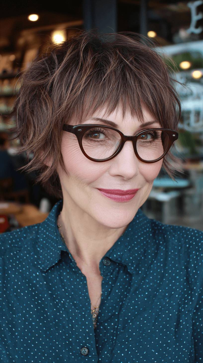 Chic Modern Mullet with Textured Layers and Subtle Highlights