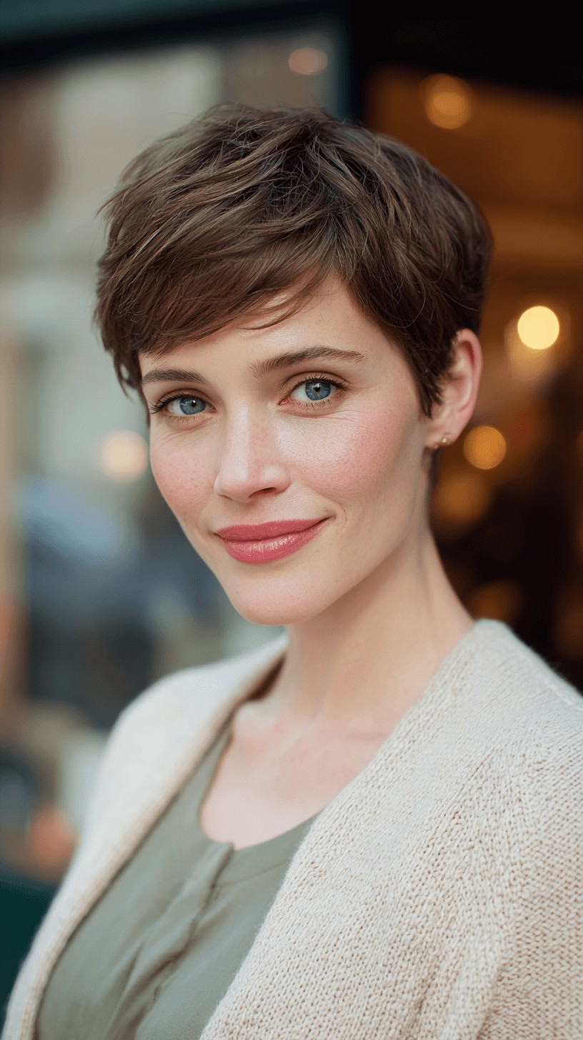 Chic Short Crop with Textured Layers