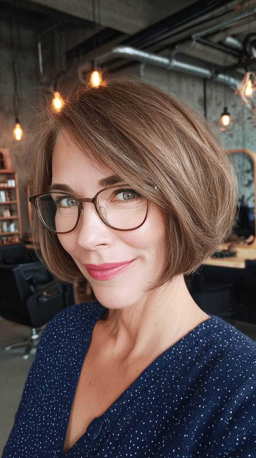 Chic Textured Bob with Subtle Volume