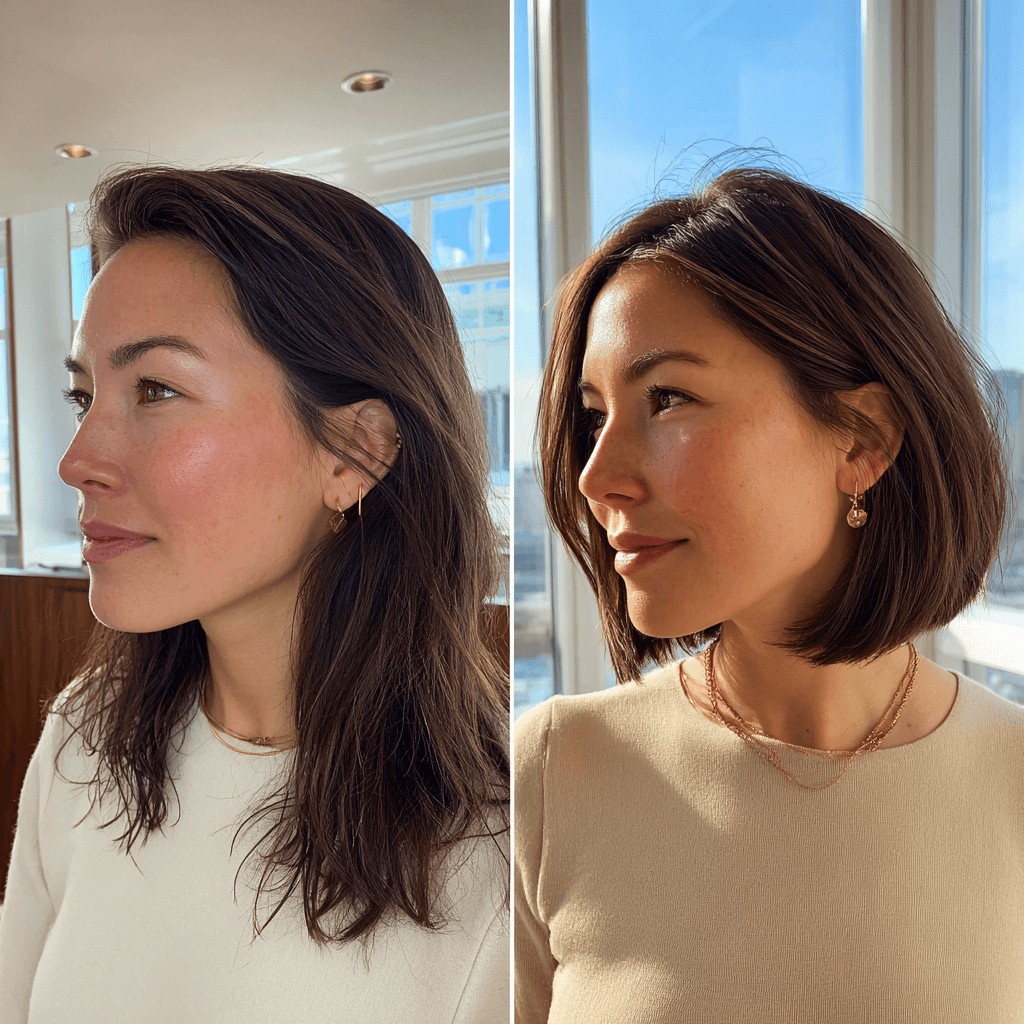 Chic Textured Bob with Subtle Waves