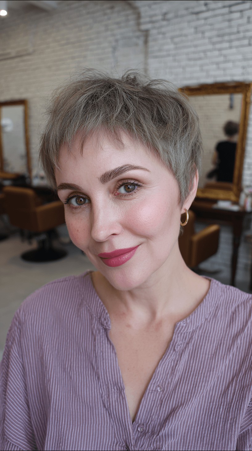 Chic Textured Crop with Soft Layers