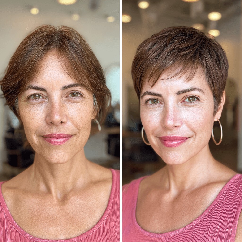 Chic Textured Short Crop with Soft Layers