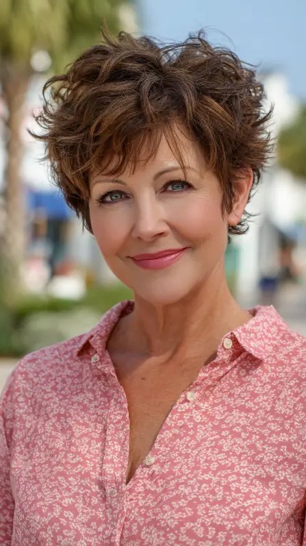 Chic Textured Short Cut with Soft Waves