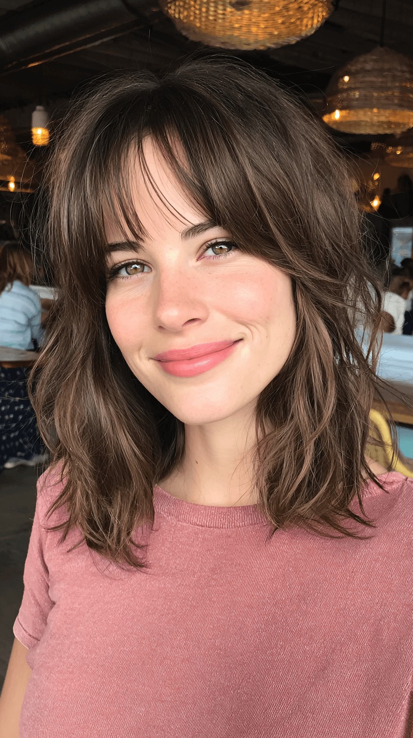 Effortless Shaggy Layers with Soft Fringe