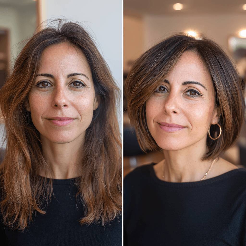 Elegant Textured Bob with Soft Layers