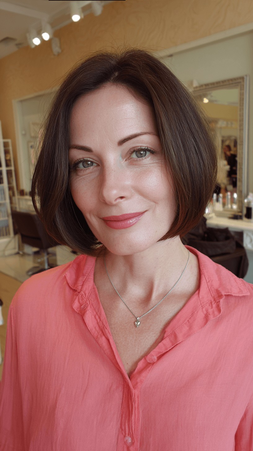 Elegant Textured Bob with Soft Volume