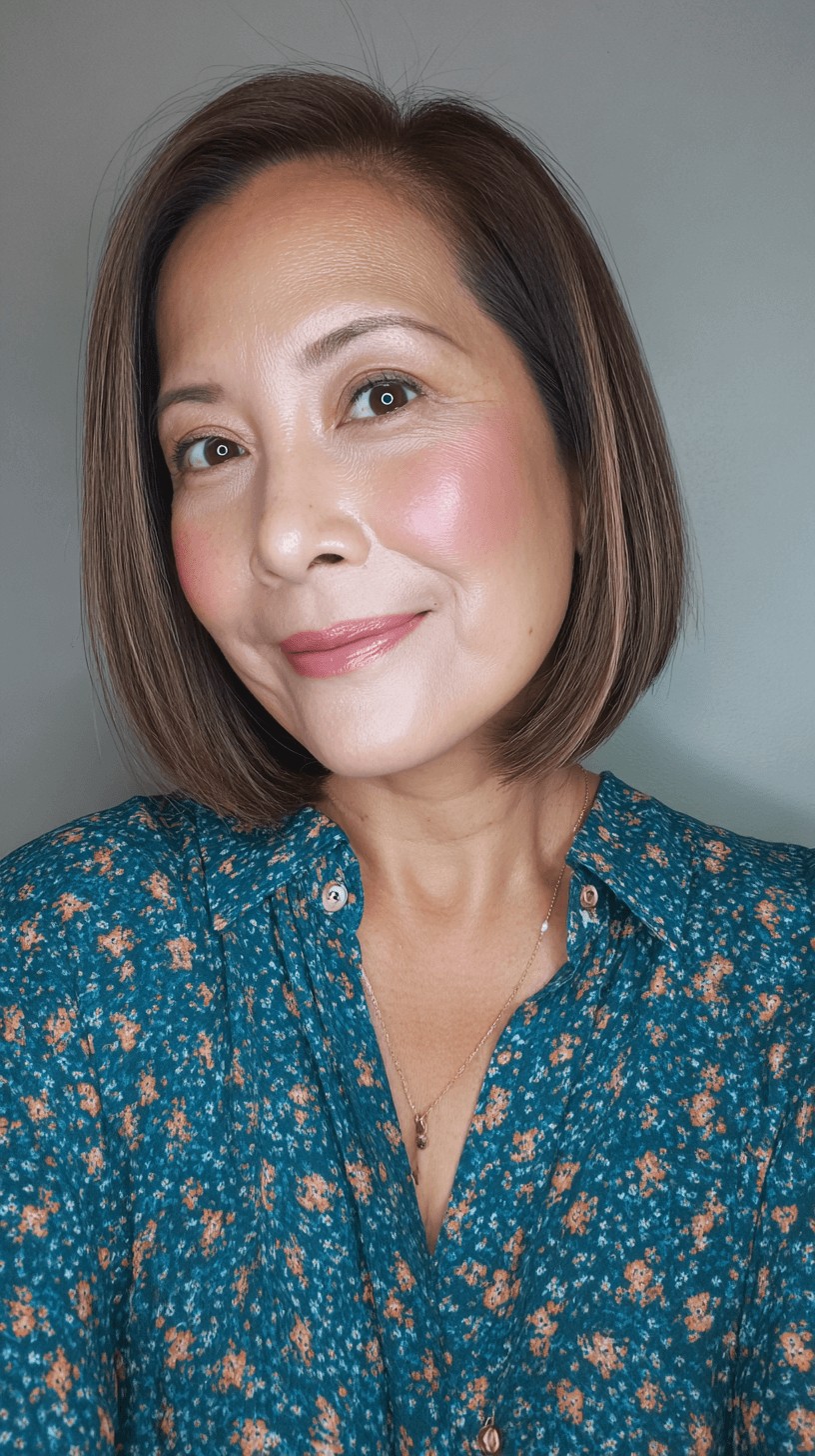 Modern Blunt Cut with Subtle Movement