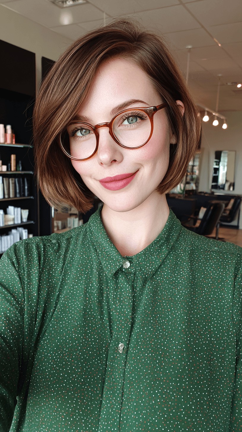 Modern Classic Bob with Soft Layers