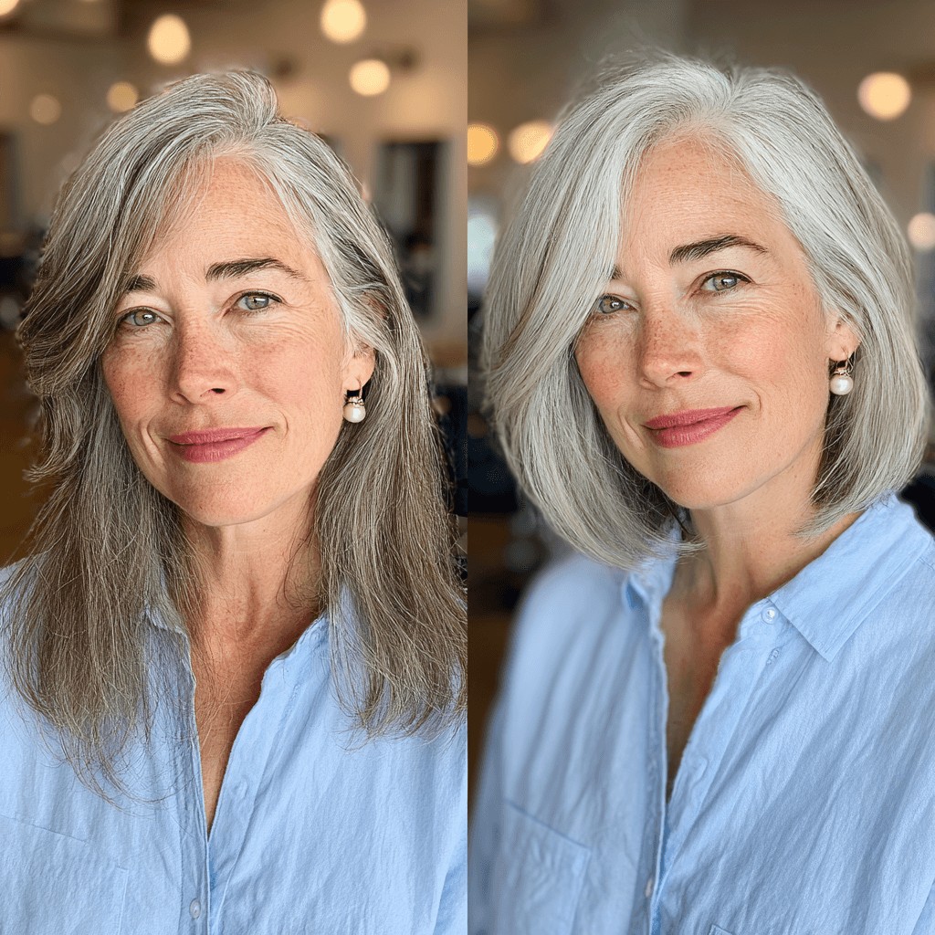 Modern Frayed Bob with Soft Movement