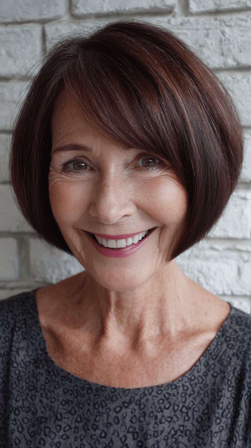 Modern Rounded Bob with Subtle Layers