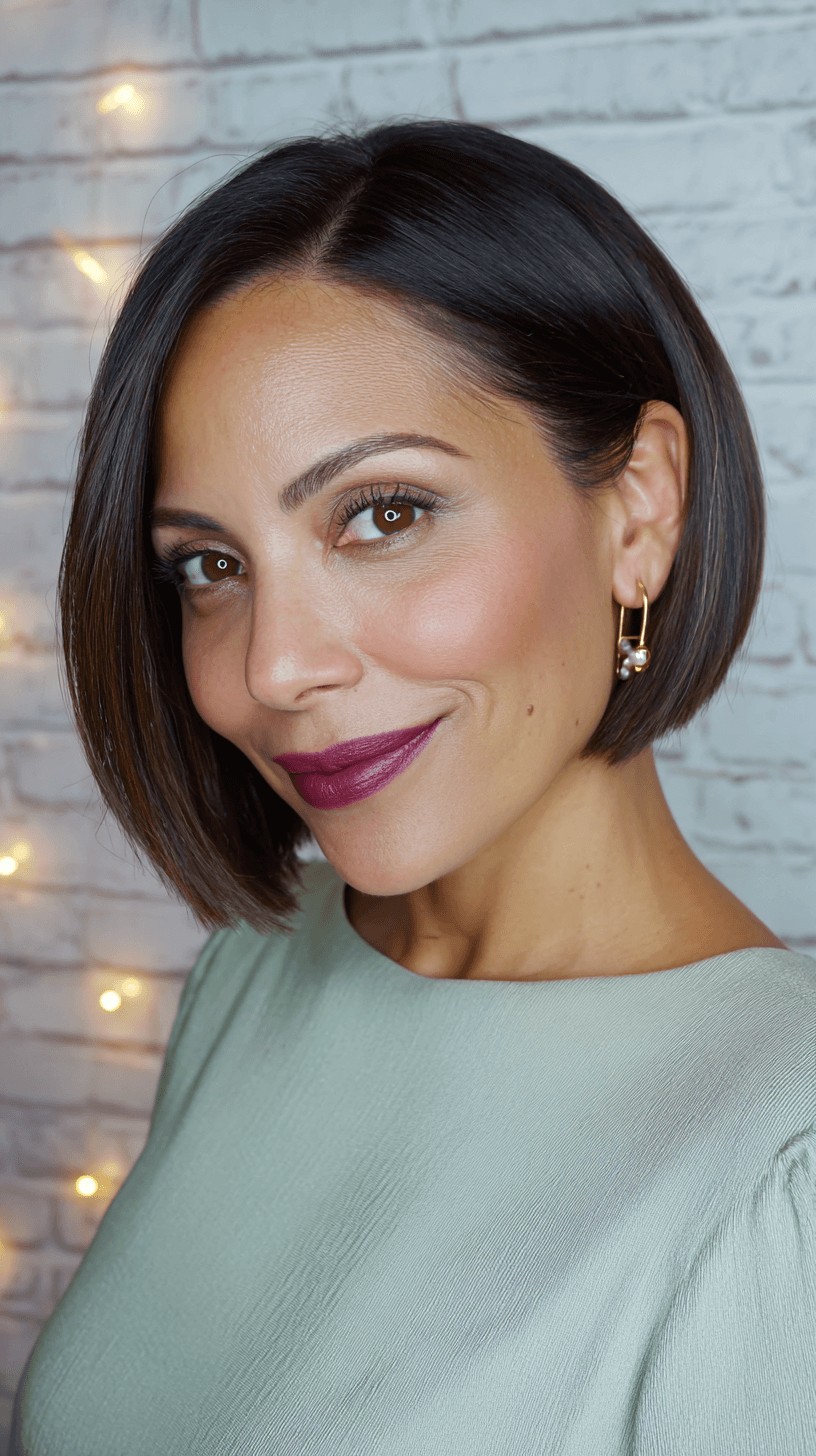 Modern Sleek Bob with Subtle Textured Ends