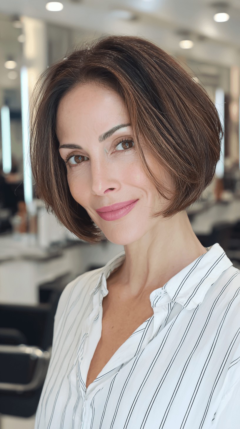Modern Textured Bob with Soft Waves