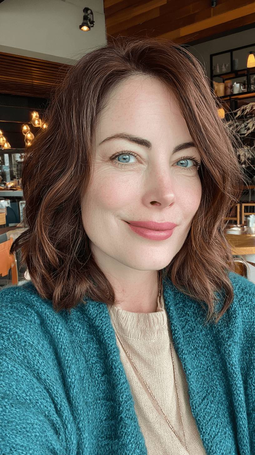 Modern Textured Lob with Soft Waves