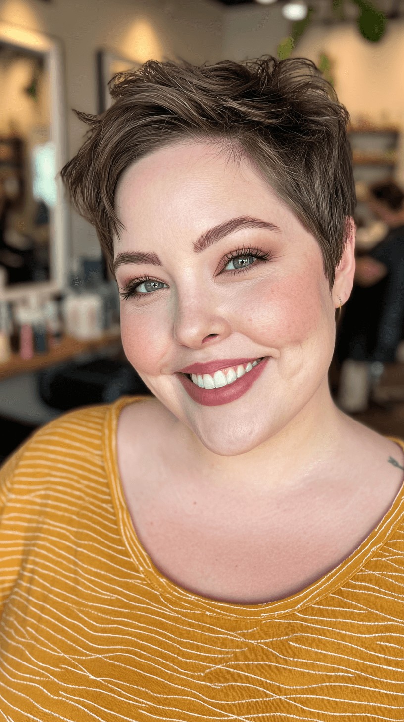 Modern Textured Pixie Cut with Subtle Volume