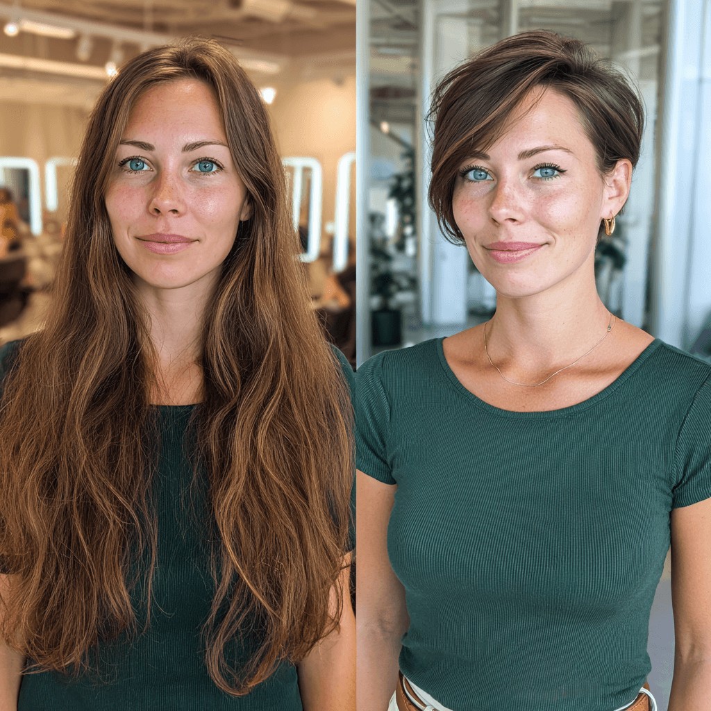 Modern Textured Pixie with Wispy Layers