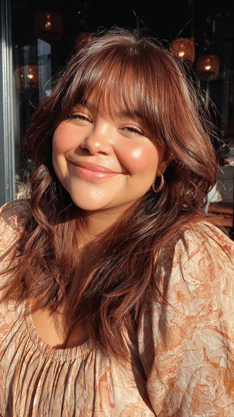 Soft Layered Cut with Wispy Bangs