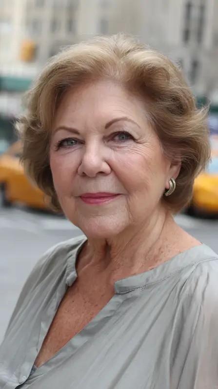 Softly Curled Classic Bob with Subtle Volume