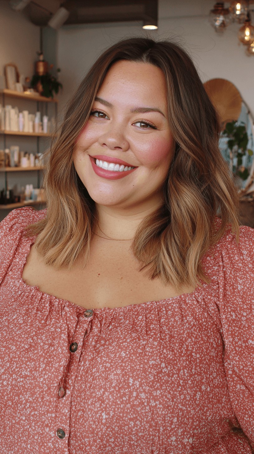 Softly Layered Mid-Length Waves with Subtle Highlights