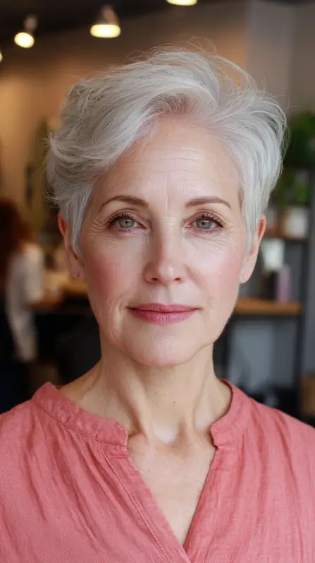 Stylish Soft Textured Pixie Cut