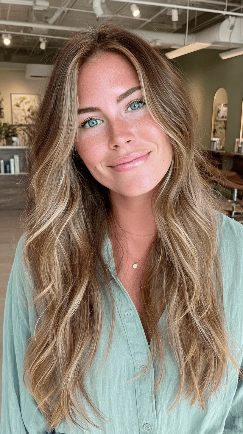 Textured Long Waves with Subtle Highlights