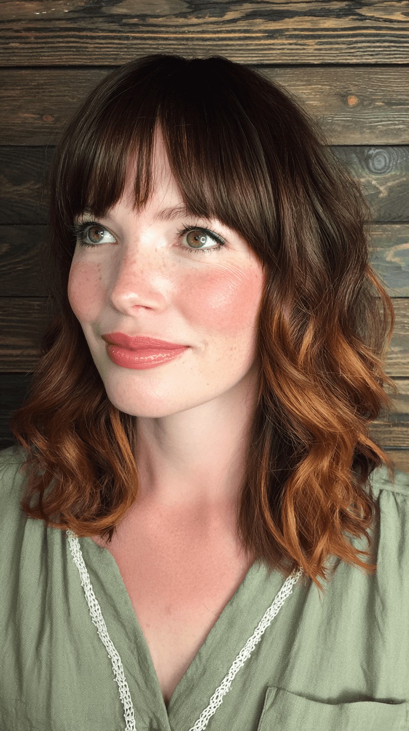 Textured Shaggy Cut with Subtle Highlights