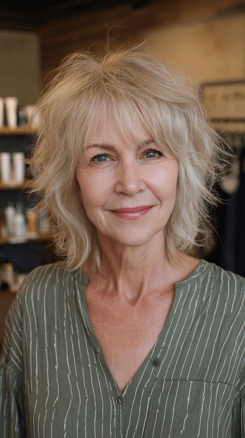 Textured Short Shag with Light Layers