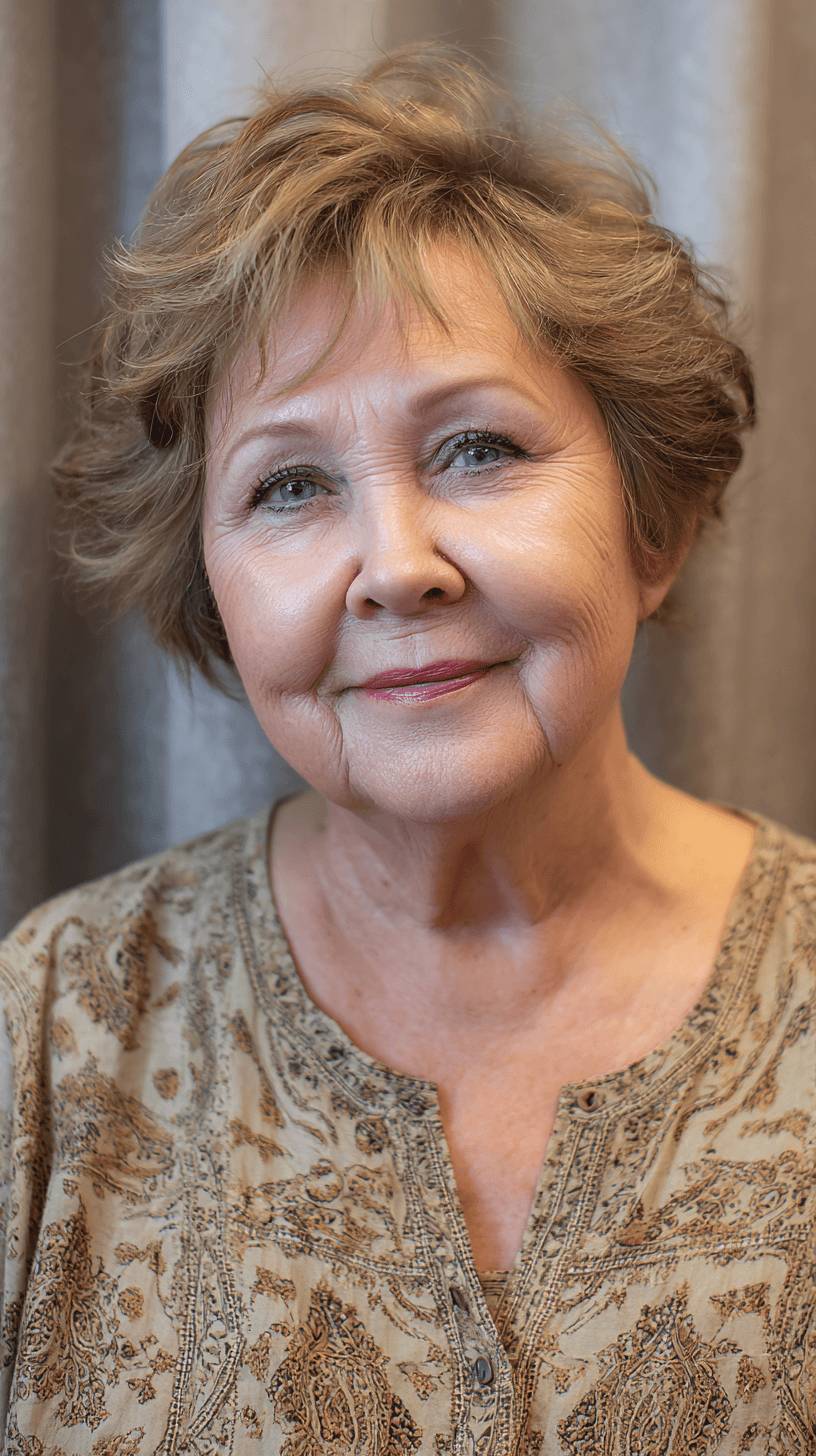 Textured Short Cut with Playful Volume