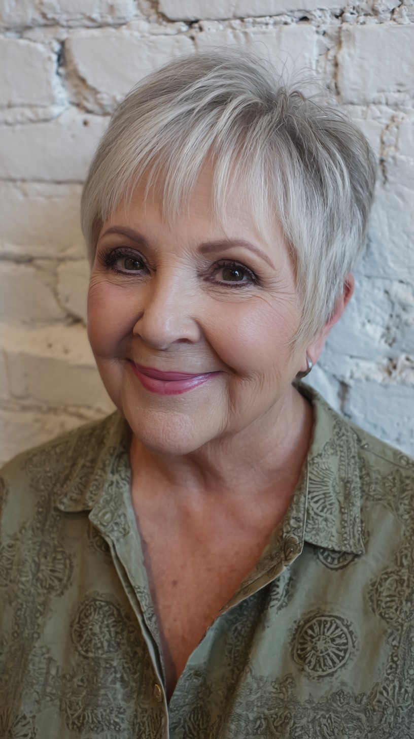 Charming Pixie Cut with Soft Textured Layers