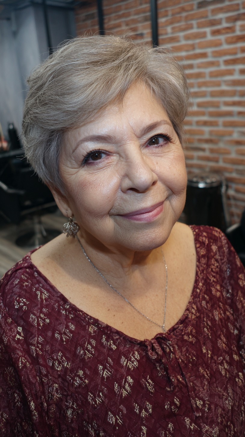 Charming Soft Textured Crop with Wispy Edges