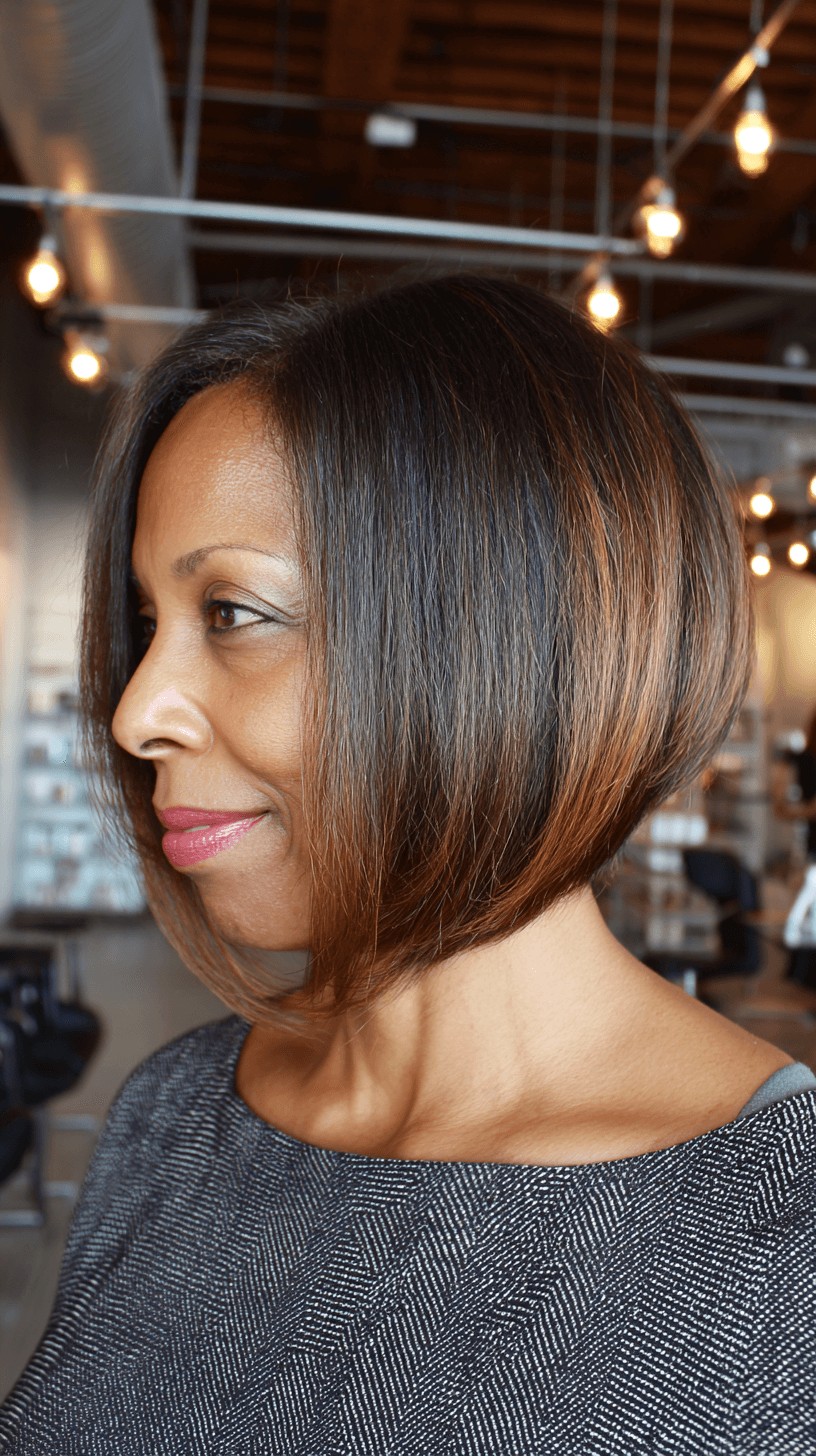 Chic Layered Asymmetrical Slope Bob