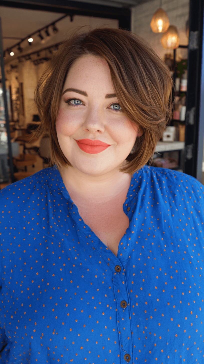 Chic Layered Bob with Soft Volume