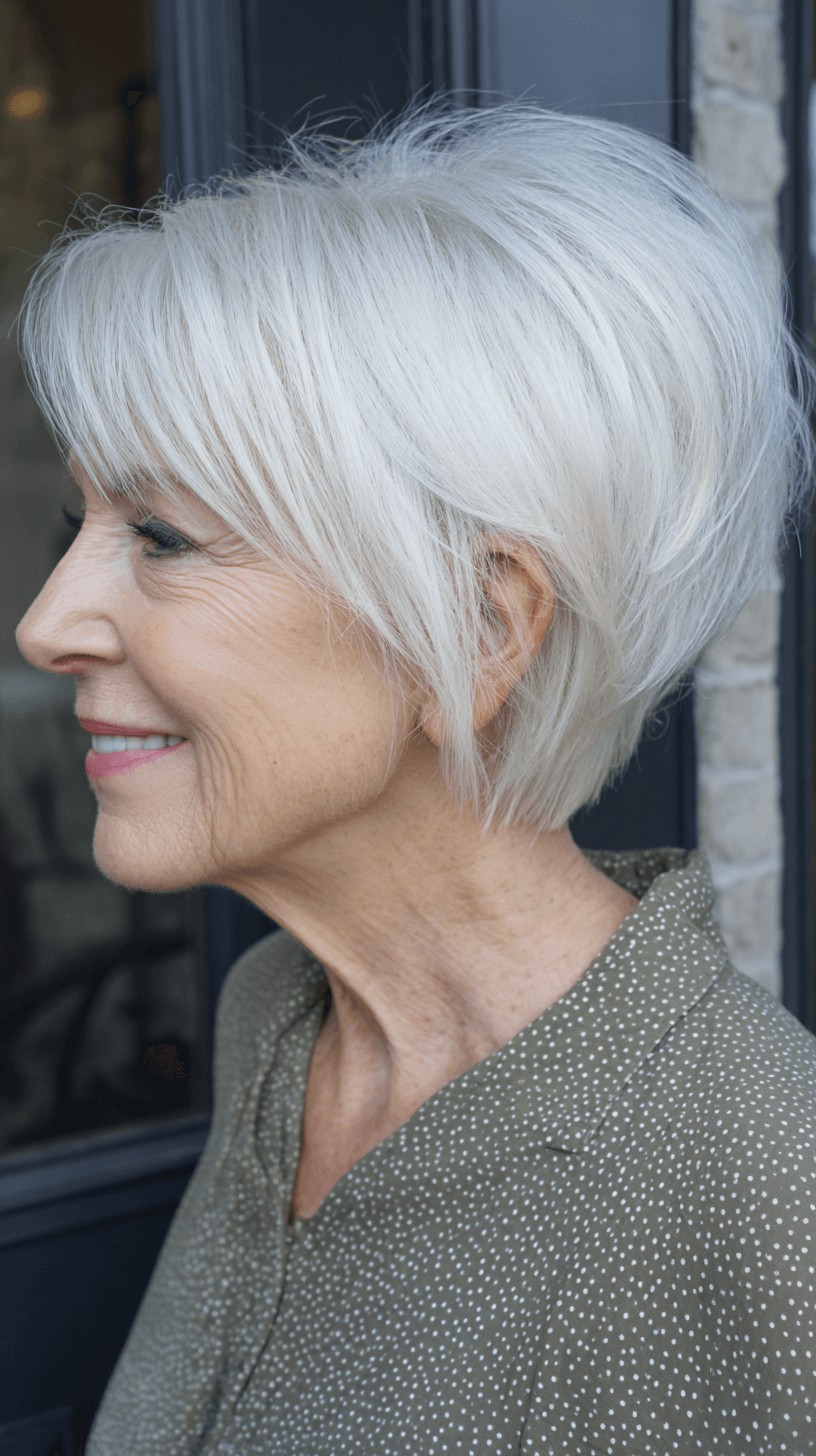 Chic Layered Pixie Bob with Soft Volume