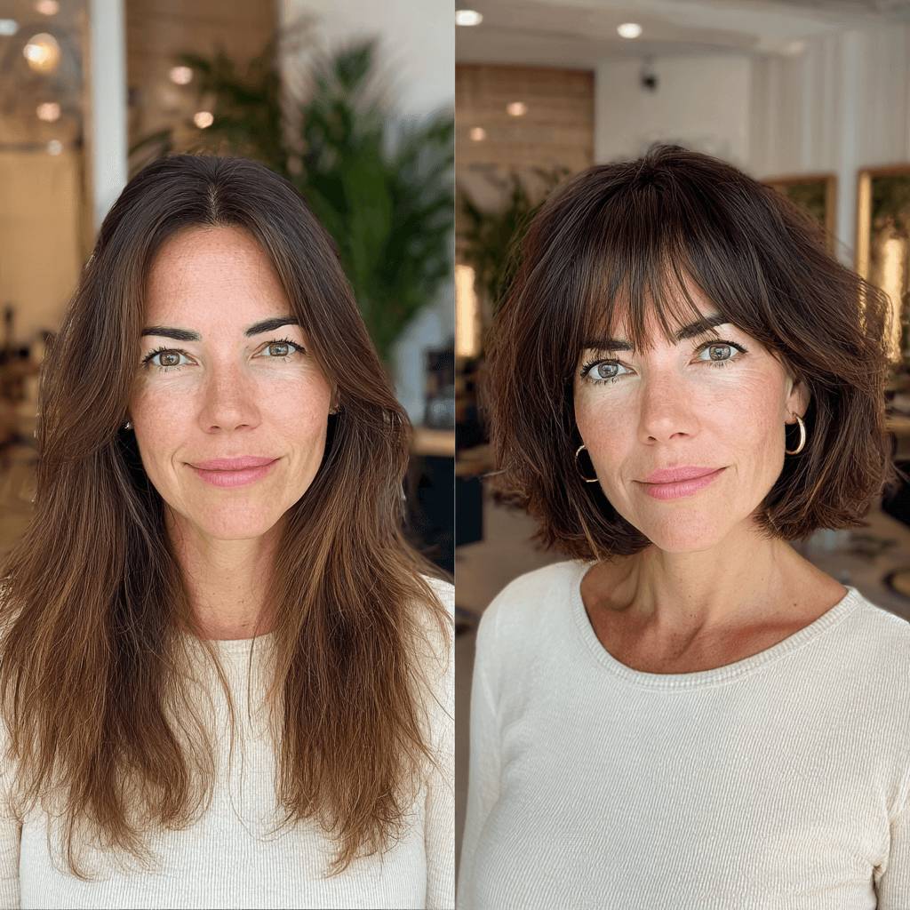 Chic Shaggy Bob with Playful Layers