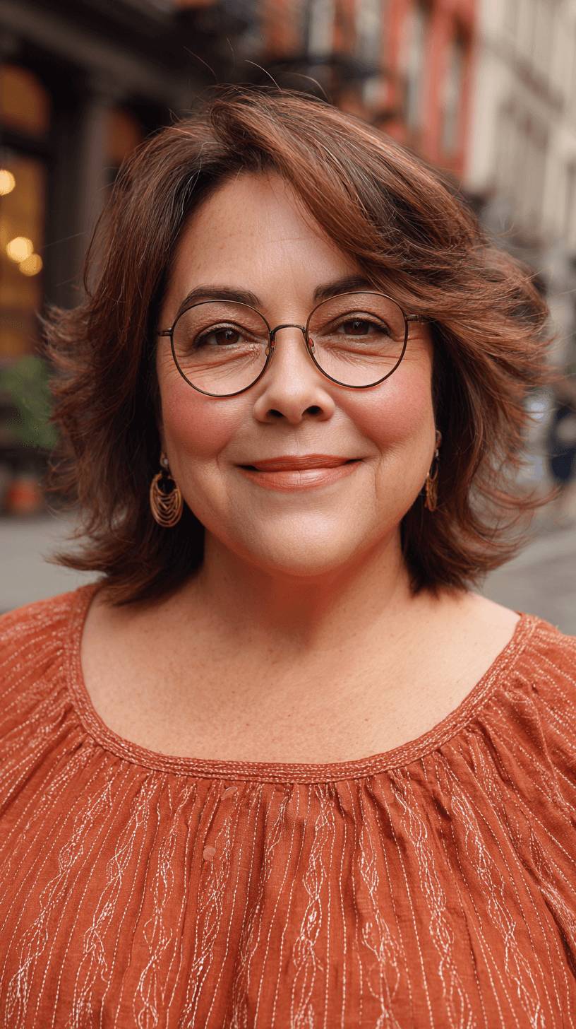 Chic Shaggy Bob with Soft Feathered Layers