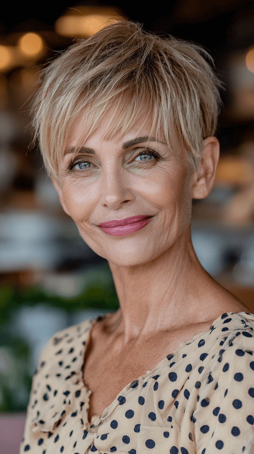 Chic Side-Swept Pixie with Subtle Texture