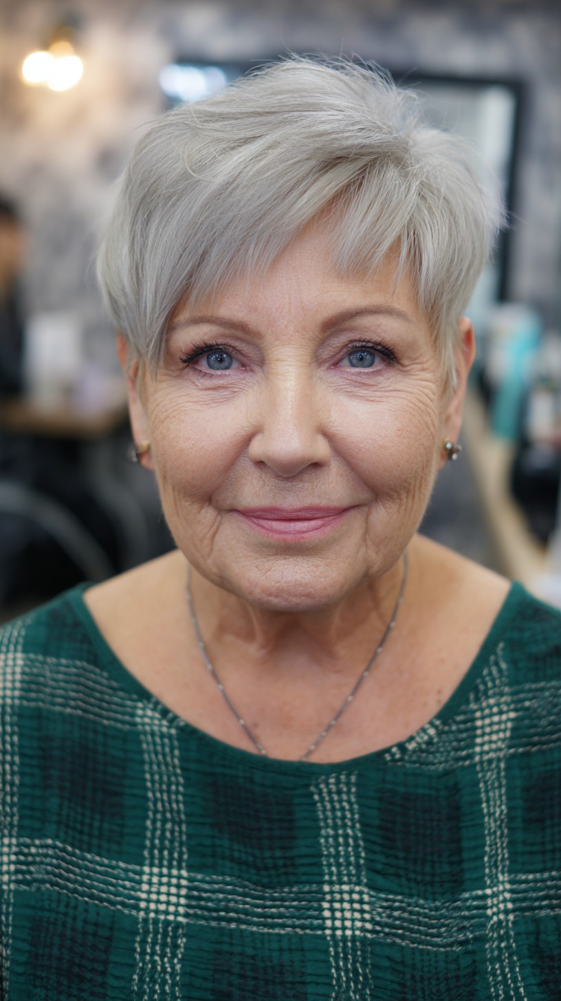 Chic Soft Textured Pixie Cut with Subtle Layers