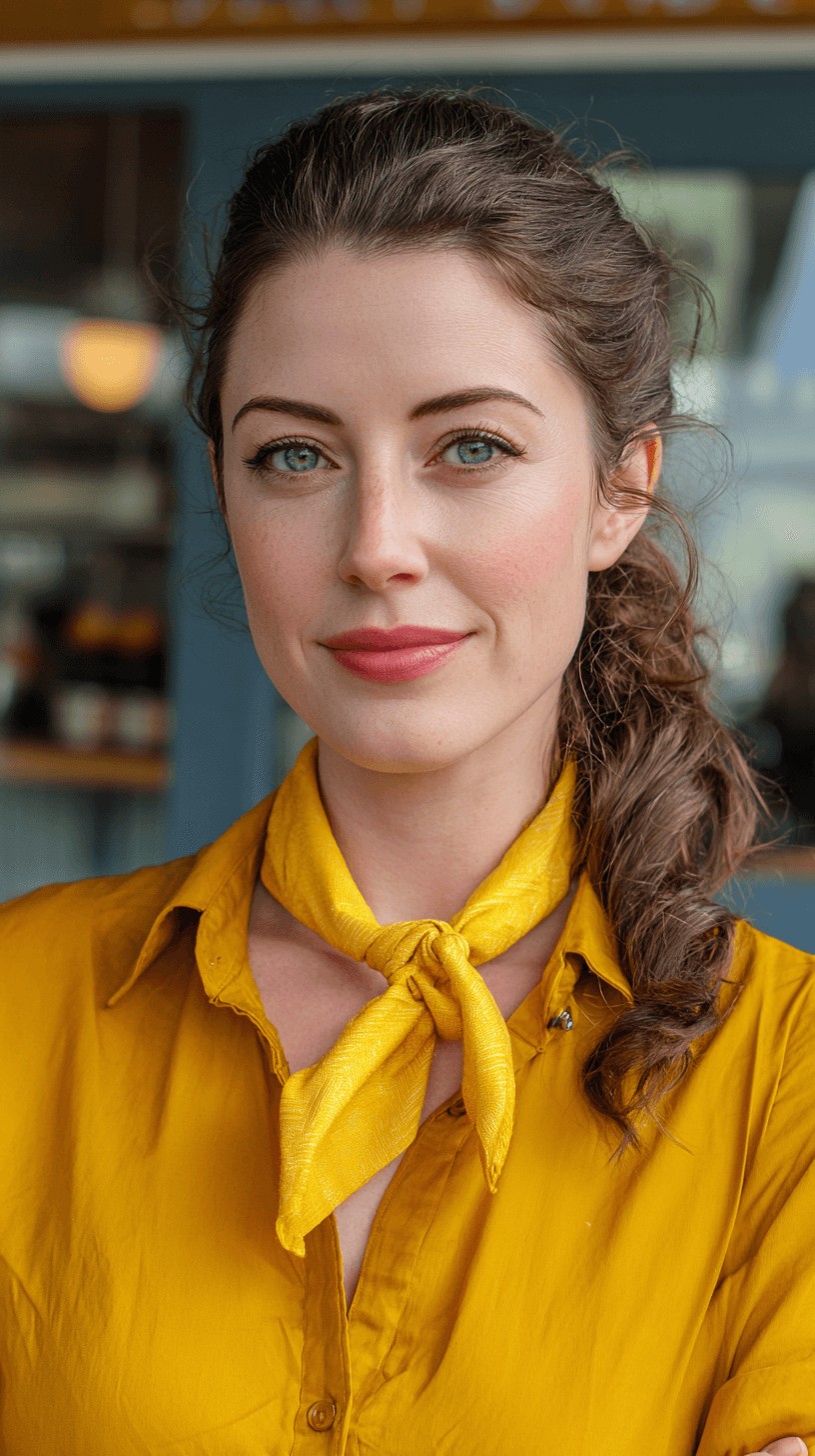 Chic Textured Half-Up Ponytail with Soft Waves